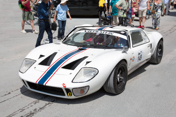 classic ford gt development na wyścigu gaisberg w salzburgu, austria - outdoors car convertible wealth zdjęcia i obrazy z banku zdjęć