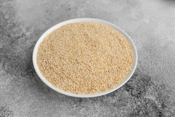 istock Sesame close up. Breakfast, healthy food 1135580116