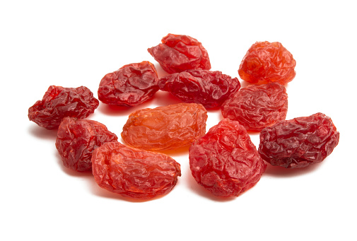 Red Raisins Isolated Stock Photo - Download Image Now - Cranberry ...