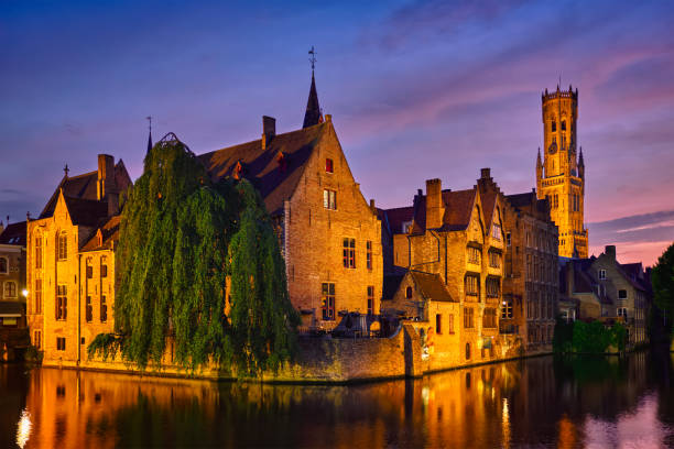 istock Famous view of Bruges, Belgium 1135585476