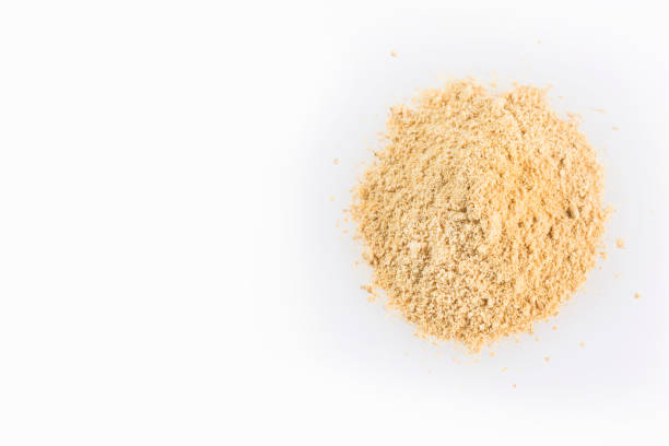 istock Ginger powder - Zingiber officinale. White background 1135588543