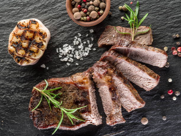 istock Steak Ribeye with spices. 1135589101