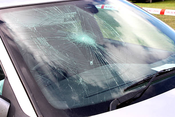 Car Windscreen stock photo