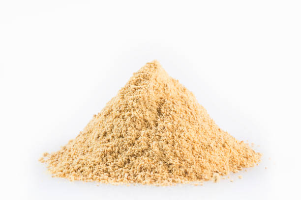 istock Ginger powder - Zingiber officinale. White background 1135590032