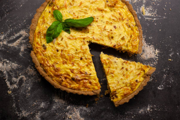 istock Fresh homemade carrot quiche 1135590061