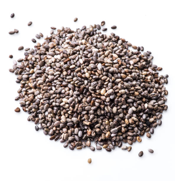 istock Heap of Chia seeds. 1135597996