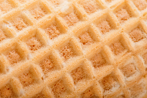 wafer texture macro shot food background view from above