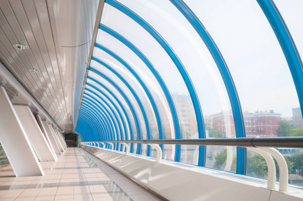 istock Commercial corridor in business center 1135602261