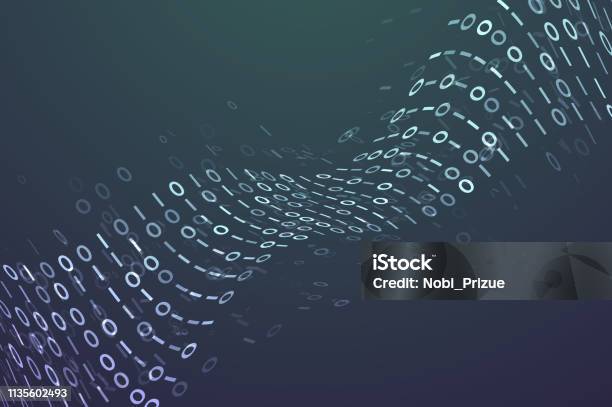 Digital Code Pattern Digital Code Background Stock Illustration - Download Image Now ...