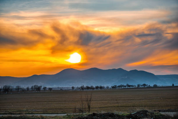istock Amazing sunset and clouds 1135605495