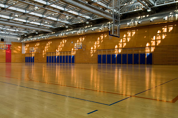 Empty Gymnasium Sport Center Hall