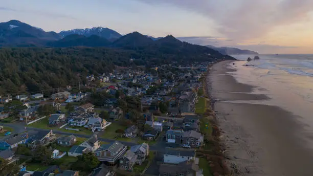 Photo of Aerial View Over South Cannon Beach