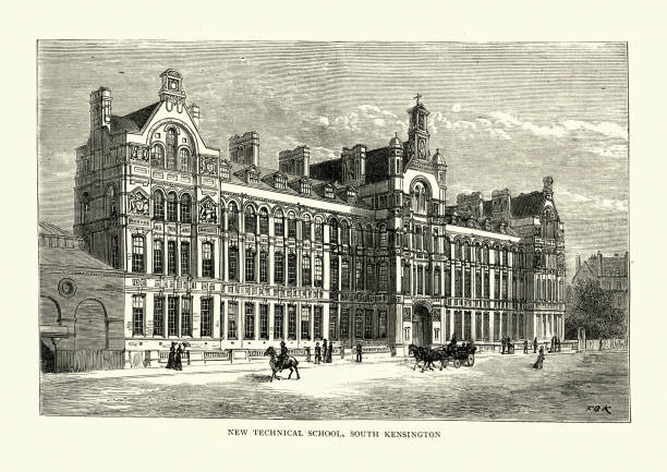 istock Victorian architecture, New technical school South Kensington, London, 19th Century 1135610362