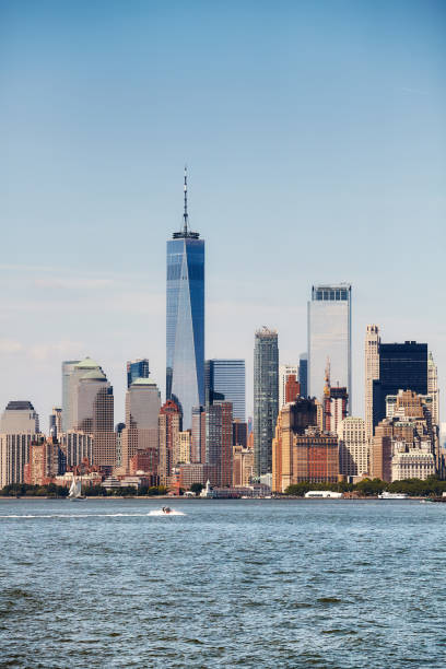 istock New York City skyline on a sunny day. 1135610525