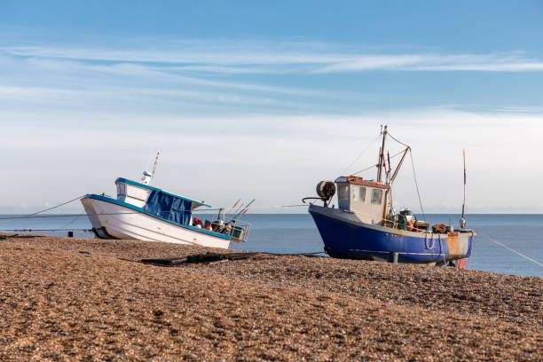 Beach launched fishing boats