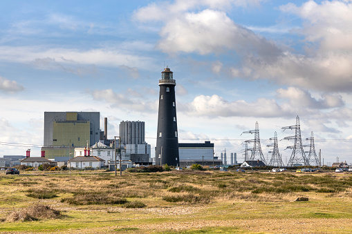 Dungeness nuclear power station, in Kent, UK