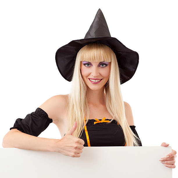 istock Blond Halloween Woman Witch 113561496