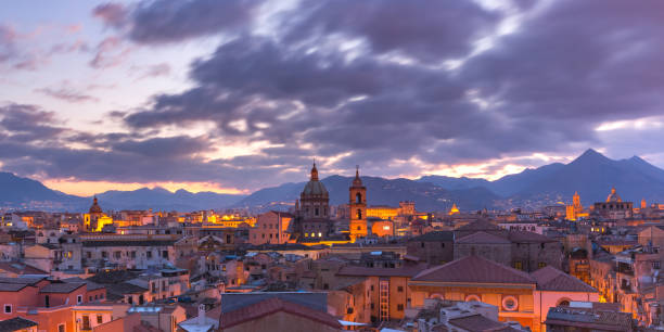 istock Palermo at sunset, Sicily, Italy 1135623664
