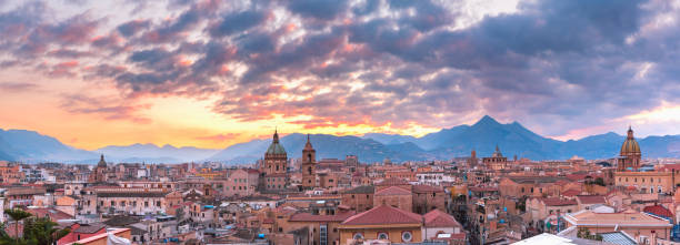 istock Palermo at sunset, Sicily, Italy 1135623668