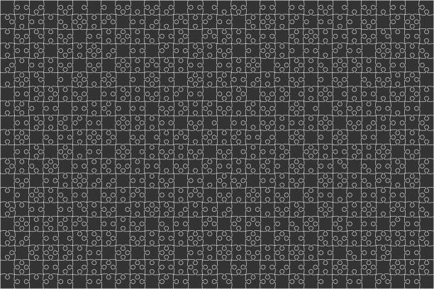 직소 퍼즐 배경 500 블랙 별도의 조각, 세부 사항, 타일, 부품. 게임 그룹 세부 사항. - solution jigsaw piece jigsaw puzzle problems stock illustrations