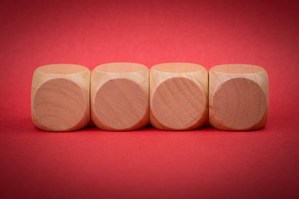 istock Four Blank Wooden Blocks isolated 1135634763