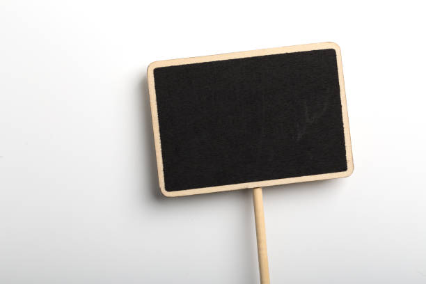 istock Blank Blackboard Sign Board Isolated 1135634777