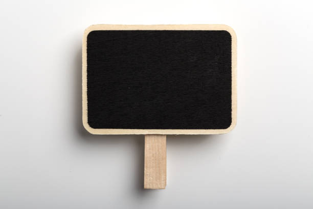 istock Blank Blackboard Sign Board Isolated 1135634790