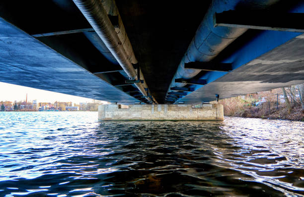 istock Under a bridge overlooking the city of Schwerin. 1135634806