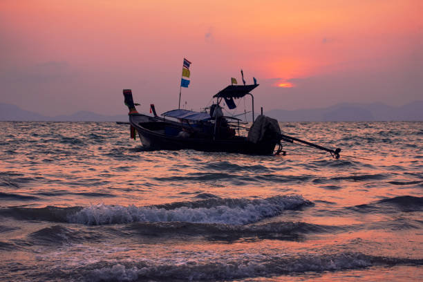 istock Sunset at Khlong Muang Beach, Krabi, Thailand 1135637509