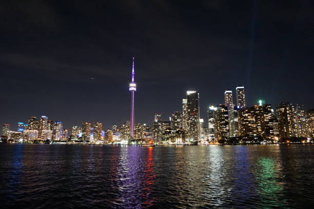 istock Toronto Waterfront From Lake Ontario by Night 1135642530