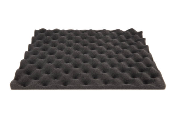 istock The pattern of the soundproof panel of polyurethane foam. 
 Sound Insulation Material. 1135643633
