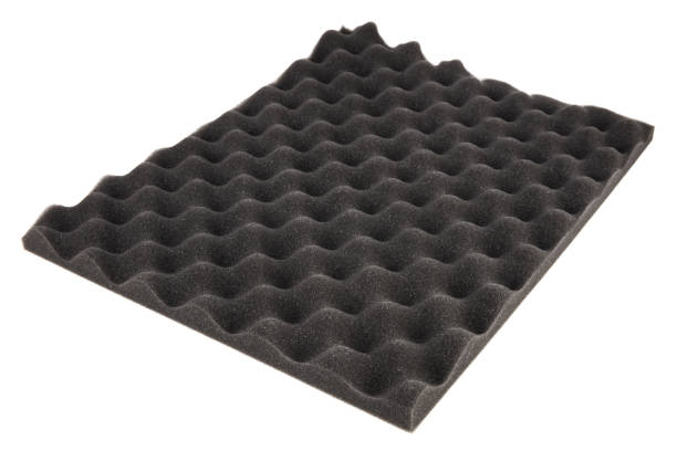 istock The pattern of the soundproof panel of polyurethane foam. 
 Sound Insulation Material. 1135648209