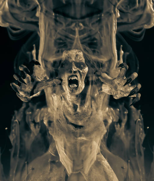 istock Screaming of Vengeful evil 1135652512