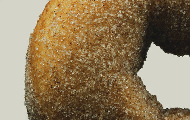 istock Macro image of cinnamon and sugar doughnut 1135661668