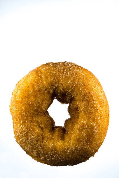 istock Macro image of cinnamon and sugar doughnut 1135661701