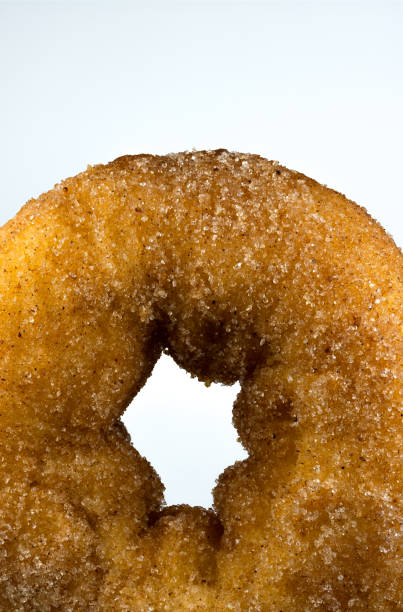 istock Macro image of cinnamon and sugar doughnut 1135661783