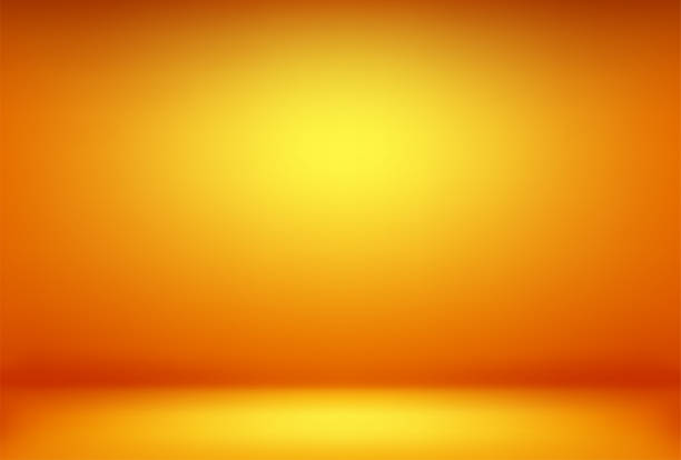 istock Luxury orange abstract background. Halloween layout design, studio, room. Business report paper with smooth gradient for banner, card. Vector illustration 1135664344