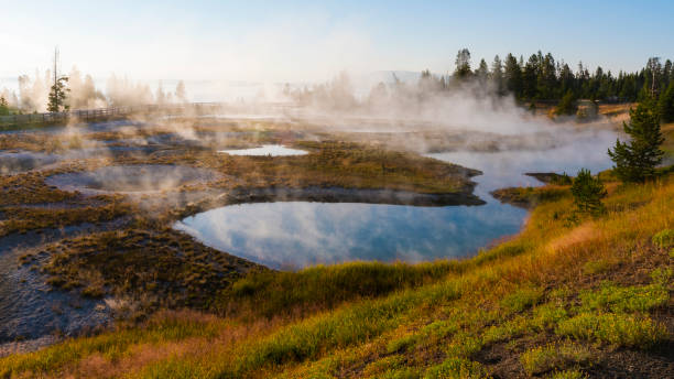 istock Sunrise at West Thumb, Yellowstone Lake 1135666395