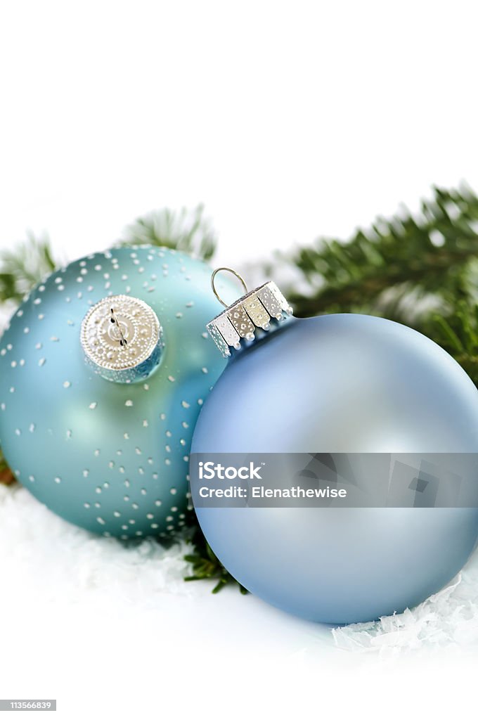 Enfeites natal - Foto de stock de Azul royalty-free