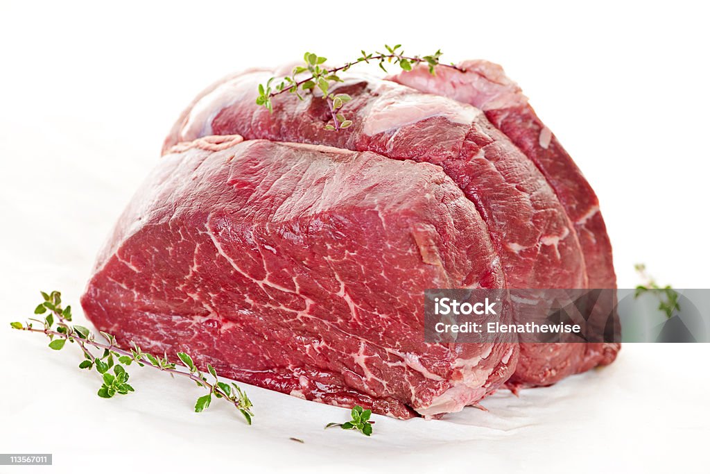 Rohe Rindfleisch roast - Lizenzfrei Roh Stock-Foto