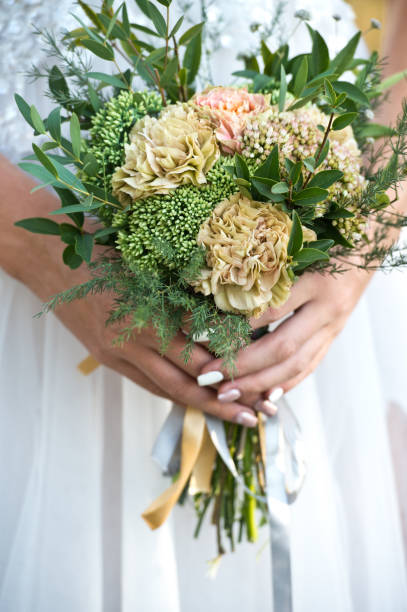 istock Beautiful bride's bouquet. Wedding. 1135673313