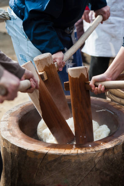 istock Preparation of Mochitsuki New Year 1135682540