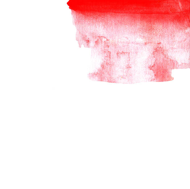 istock illustration red  watercolor gradient, hand-drawn background. from red to white. for banners, design 1135683731