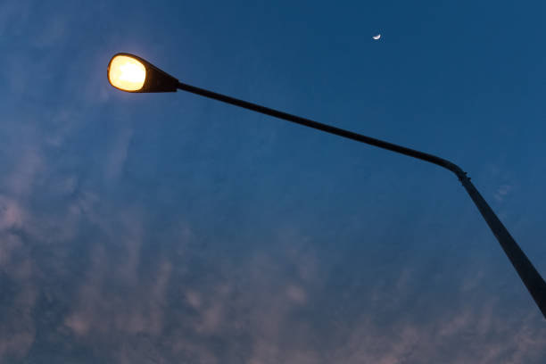 istock Street lamp against sky. 1135684269