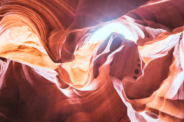 istock Antelope Canyon sand cave lights and rocks 1135690103