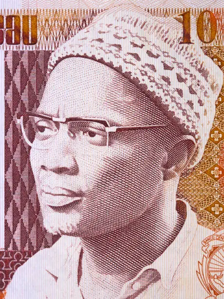 Amilcar Cabral a portrait from Guinea-Bissau money