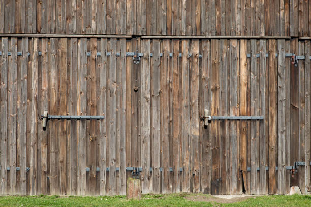 Entrance to an old barn