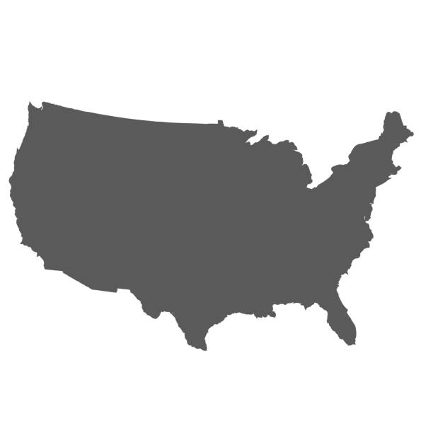 미국 지도 배경 - 미국 일러스트 stock illustrations