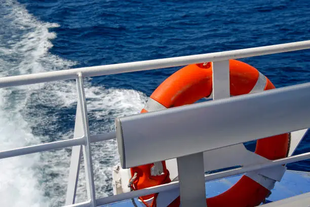 Photo of Lifebuoy on the ferry