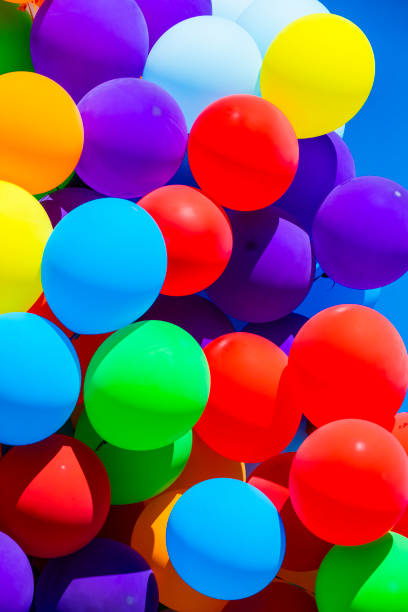 istock Background of a set of colored balloons 1135712058